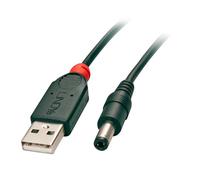 CONECTICPLUS Câble USB d'alimentation avec connecteur jack 5.5mm x 2.1mm