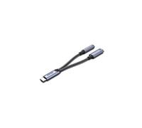 CONECTICPLUS Câble usb type c vers jack 3.5 audio et alimentation
