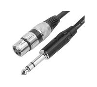 CONECTICPLUS Câble xlr femelle jack 6.35 mâle 3m