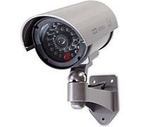 CONECTICPLUS Caméra factice de surveillance bullet ip44 grise Gris G