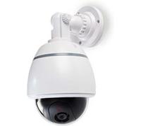 CONECTICPLUS Caméra factice de surveillance dôme motorisée - ip44 blanche Blanc G