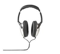 CONECTICPLUS Casque audio filaire arceau avec câble de 2.70m Argent/Noir