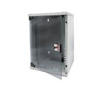 KOMELEC Coffret Mural Informatique 10 Pouces 9u Prof: 300mm Gris