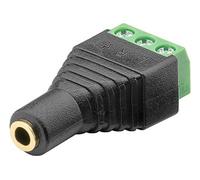 CONECTICPLUS Connecteur jack 3.5mm femelle stéréo à visser