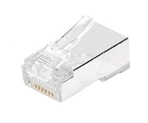 CONECTICPLUS Connecteur RJ45 Cat6a blindé avec Insert (Sachet de 10)