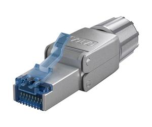CONECTICPLUS Connecteur RJ45 Cat6a blindé pour câble monobrin / multibrins