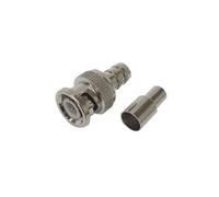CONECTICPLUS Connecteurs BNC mâle a sertir 75 ohms pour câble KX6/RG59 (par 10)