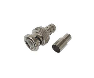 CONECTICPLUS Connecteurs BNC mâle a sertir 75 ohms pour câble KX6/RG59 (par 10)
