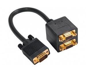 CONECTICPLUS Doubleur vga male 2 vga femelles