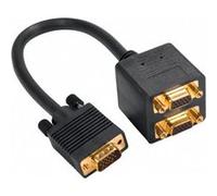 KOMELEC Doubleur Vga Male 2 Vga Femelles Bleu