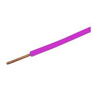 CONECTICPLUS Fil électrique H07VU cuivre Rigide 1.5 mm_ 100 mètres Violet