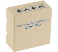 CONECTICPLUS Filtre ADSL Maitre pour Rail din