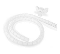 CONECTICPLUS Gaine Pour Câbles Et Fils En Spirale Ø Max : 28mm Noire 2m Blanc