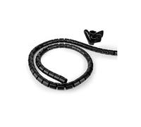 KOMELEC Gaine Pour Câbles Et Fils En Spirale Ø Max : 32mm Noire 2m