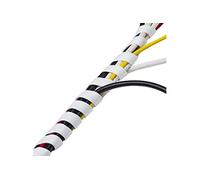 CONECTICPLUS Gaine pour câbles et fils spirale ø max : 15 mm blanche 10m