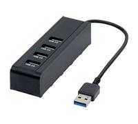 CONECTICPLUS Hub usb 3.0 4 ports auto alimenté usb type a noir
