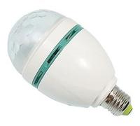 CONECTICPLUS Jeu de lumière ampoule e27 demi-sphère à led rgb 3x1w Multicolore