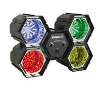 CONECTICPLUS Jeu de lumière modulateur chenillard 4 spots led Multicolore