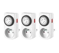 CONECTICPLUS Minuteur électrique programmable mini pack de 3