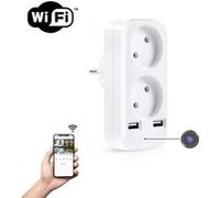 KOMELEC FRANCE Multiprise caméra espion wifi hd usb