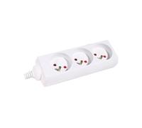 CONECTICPLUS Multiprise électrique 3 prises sans interrupteur 4m noire