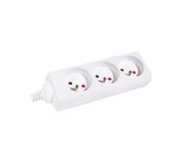 CONECTICPLUS Multiprise électrique 3 prises sans interrupteur 4m noire