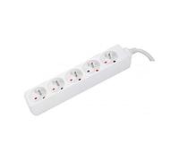 CONECTICPLUS Multiprise électrique 5 Prises sans Interrupteur 1.50m Blanche