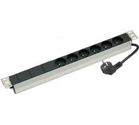 CONECTICPLUS Multiprise électrique 6 prises france rackable 19 pouces sans voyant