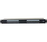 CONECTICPLUS Panneau de Brassage Ethernet RJ45 16 Ports 19' 1U Cat 6 blindé