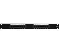 CONECTICPLUS Panneau de Brassage Ethernet RJ45 16 Ports 19' 1U Cat6 Non blindé