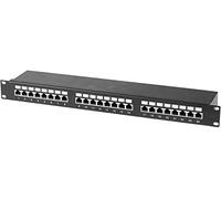 CONECTICPLUS Panneau de Brassage Ethernet RJ45 24 Ports 19' 1U Cat 5e blindé