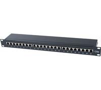 KOMELEC Panneau de brassage ethernet rj45 24 ports 19' 1u cat5e blindé G