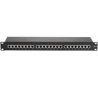 CONECTICPLUS Panneau de Brassage Ethernet RJ45 24 Ports 19' 1U Cat6 blindé