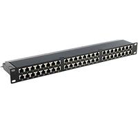 CONECTICPLUS Panneau de Brassage Ethernet RJ45 48 Ports 19' 1U Cat6 blindé