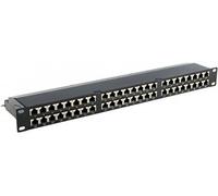 KOMELEC Panneau de brassage ethernet rj45 48 ports 19' 1u cat6 blindé G