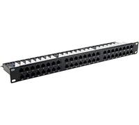 CONECTICPLUS Panneau de Brassage Ethernet RJ45 48 Ports 19' 1U Cat6 Non blindé