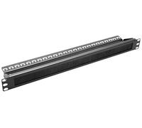 CONECTICPLUS Panneau Support câbles 1U 19 Pouces avec Brosse & Support
