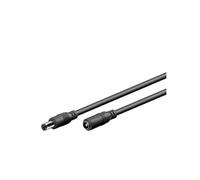 CONECTICPLUS Rallonge Alimentation Électrique Dc Ø 5.5 X 2.5mm 3m Noir Noir