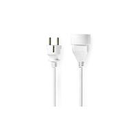 Rallonge électrique blanche Blanc 10 m Blanc
