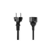 Rallonge électrique noire Noir 10 mètres