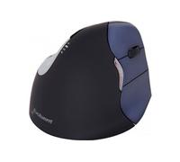 KOMELEC FRANCE Souris Verticale 6 Boutons Sans Fil 2.4 Ghz Noire Mouse 4 Droitier Noir