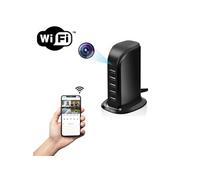 CONECTICPLUS Station de charge usb caméra espion wifi hd 720p - vision à distance