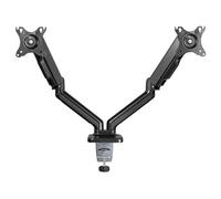CONECTICPLUS Support mural tv double à fixer sur bureau 17 à 32' Noir G