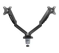 CONECTICPLUS Support mural tv double à fixer sur bureau 17 à 32' Noir G