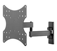 CONECTICPLUS Support mural tv orientable 23' à 42' double articulation Noir G