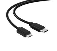 conecto 2.00m Câble de connexion USB C vers Micro USB 2.0, câble de données et câble de charge, noir
