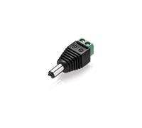 conecto - Adaptateur Basse Tension Connecteur coaxial mâle CC - 5,5 x 2,5 mm 1 STK. 1 Stück DC-hohlstecker 5,5 X 2,5 Mm Auf Terminalblock