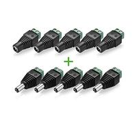 conecto, adaptateur de connecteur à barillet, connecteur à barillet 5,5 x 2,1 mm (5x) + adaptateur de connecteur à barillet Connecteur à barillet 5,5 x 2,1 mm (5x)