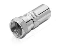 conecto Adaptateur SAT 1 Fiche F vers fiche coaxiale IEC