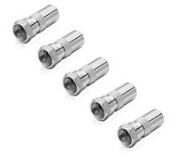 conecto Adaptateur SAT Lot de 5 Fiche F vers fiche coaxiale IEC